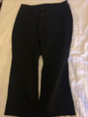J. Crew Black Curvy Mid-Rise Flare Crop Jeans
